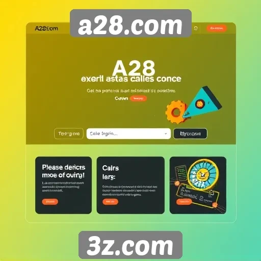 Experiência do usuário e design do site a28.com